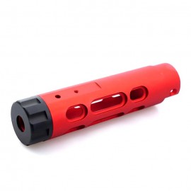 5KU CNC Aluminum Outer Barrelt For AAP01 GBB Pistol - Typle B (Red )