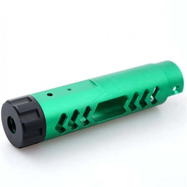 5KU CNC Aluminum Outer Barrelt For AAP01 GBB Pistol - Typle C (Green )