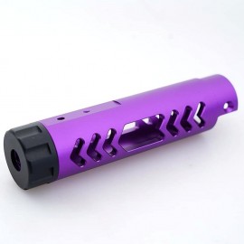 5KU CNC Aluminum Outer Barrelt For AAP01 GBB Pistol - Typle C (Purple )