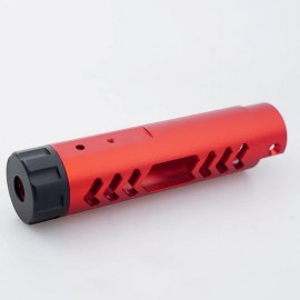 5KU CNC Aluminum Outer Barrelt For AAP01 GBB Pistol - Typle C (Red )