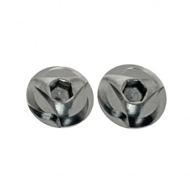 COWCOW Stainless Steel Grip Screw - Silver