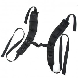 The Black Ships Shoulder Strap for TBS Easy Two Layer Rifle Bag ( Black )
