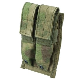 Flyye MOLLE Double 9mm Mag Pouch (A-TACS FG)