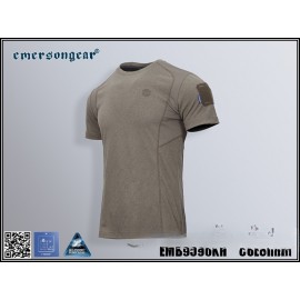 Emersongear Blue Label “Shark Fin” Functional Sports T-shirt (Khaki) (FREE SHIPPING)