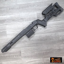 SLONG TSR-100Tactical Stock For VSR Sinper Rifle Series (Black)