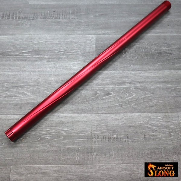 SLONG aluminum outer barrel for Marui VSR-10 For 430mm inner barrel (RED)