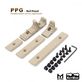 PPG Rail Panel handstop set For Keymod & M-Lok (Khaki)