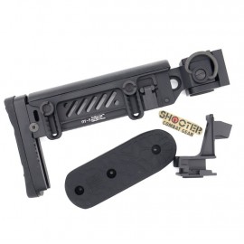 5KU PT-5 Style Folding Stock for Marui AKM GBB (Black)