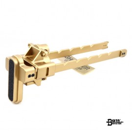BOW MASTER GMF CNC B Style 5-Position Buttstock For UMAREX/VFC MP5K GBB (Desert Gold)