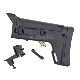 Bow Master GMF ACR Style Adjustable Folding Stock Marui TM AKM GBBR Series (BK)