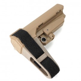 BJTAC SB Style Pistol Stock For M4/AR Airsoft (DE)
