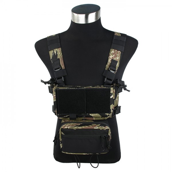 TMC Modular Chest Rig ( Set A Green Tigerstripe )