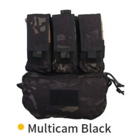 Emerson Assault Back Panel For MOLLE (Multicam Black) (FREE SHIPPING)