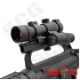 ANGRY GUN RETRO AG-2000 RED DOT SIGHT SERIES (Black/Silver)