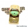 Vector Optics Frenzy 1x22x26 AUT Red Dot Sight Golden Finish (FREE SHIPPING)