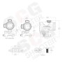Vector Optics Maverick-IV 3x22 Magnifier Mini Rubber Armored