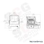VECTOR OPTICS Frenzy-S 1x17x20 Red Dot Sight MRT Aspheric Lens EDC