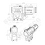 VECTOR OPTICS Scrapper 1x25 MRT Red Dot & Paragon 3x Magnifier Kit with Integrated One-Piece Picatinny Mount