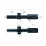 (한국법 준수) Victoptics S6 1-6x24 Rifle Scope (Without adjustment turrets)