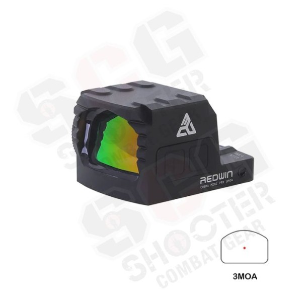 REDWIN Cobra Mini Pro Enclosed Pistol Sight 3 MOA RMSc Footprint
