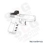 VECTOR OPTICS Frenzy 1x16x21 Standard GLOCK MOS Red Dot Sight