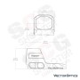 VECTOR OPTICS Frenzy 1x16x21 Standard GLOCK MOS Red Dot Sight