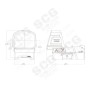 Vector Optics Frenzy F3 26x32 Multi Reticle Red Dot Sight Multi-Reticle