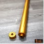SLONG aluminum outer barrel for Marui VSR-10 For 430mm inner barrel (Gold)