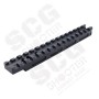 Maple Leaf CNC scope rail mount with bubble level For VSR10 (Green /Blue)