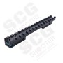 Maple Leaf CNC scope rail mount with bubble level For VSR10 (Green /Blue)