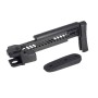 5KU PT-5 Side Folding Stock for GHK AKM Airsoft (Black)