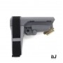 BJTAC SB Style Pistol Stock For M4/AR Airsoft (Grey)