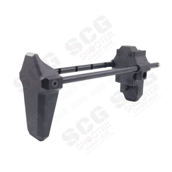 AIRSOFT ARTISAN 6 position Retractable Stock For WE / VFC SCAR GBB & AEG series -Black