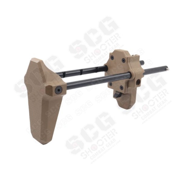 AIRSOFT ARTISAN 6 position Retractable Stock For WE / VFC SCAR GBB & AEG series -DE