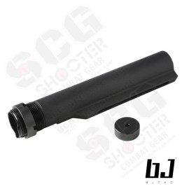 BJTAC CNC 6 POSITION MIL-SPEC BUFFER TUBE For VFC/ GHK/ MWS GBB (BK)
