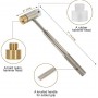 SCG 10 Pcs Gun Smith Brass Punch Tool Kit With Hammer