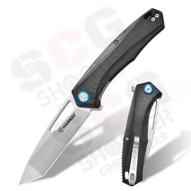 HARNDS Alcor Folding Knives- Black-Satin