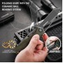 HARNDS Alcor Folding Knives- Black-Satin